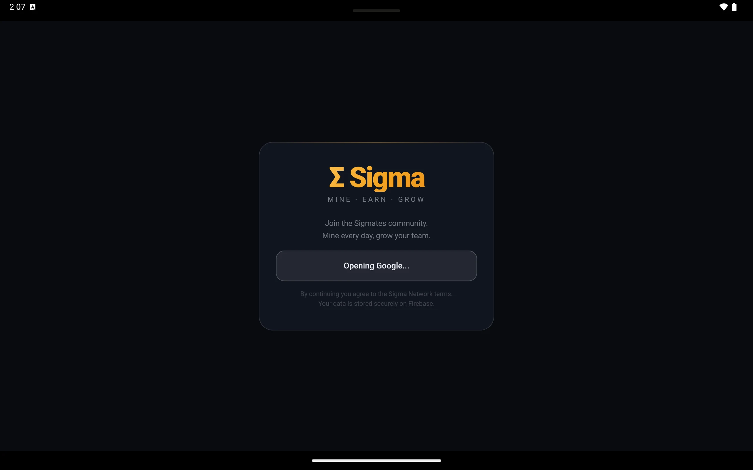 Sigma Network screenshot